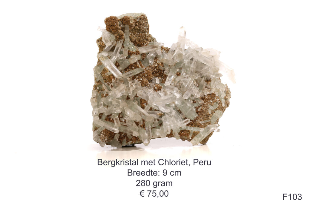 Bergkristal met Chloriet