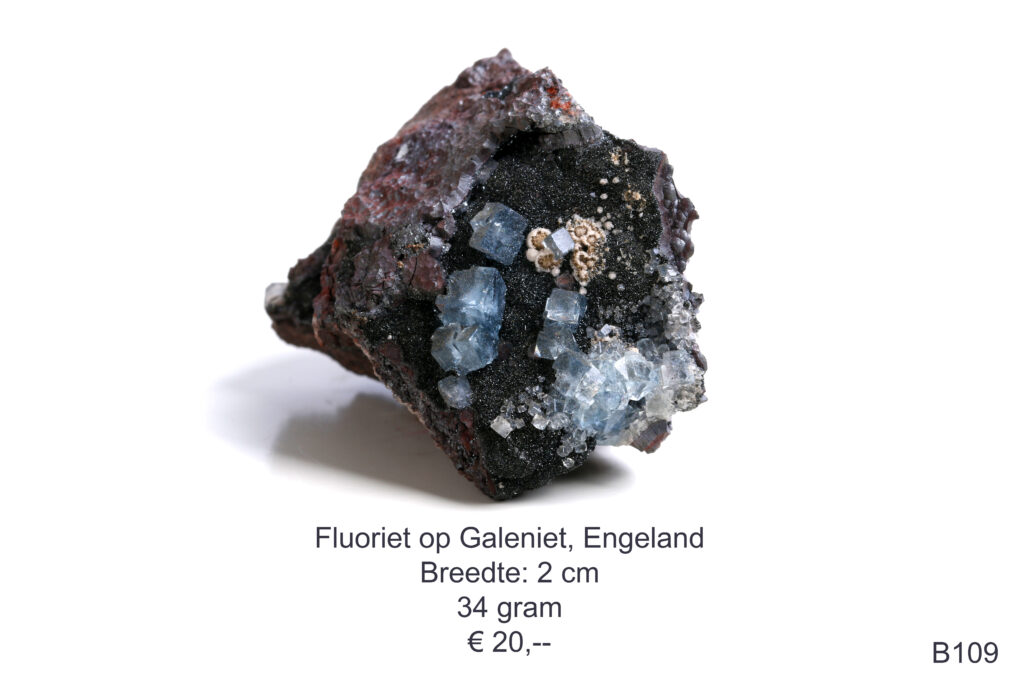 Fluoriet op Galeniet