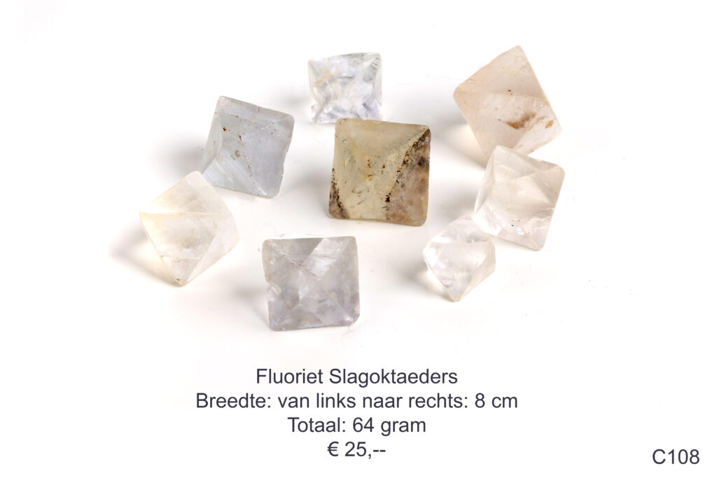 Fluoriet slagoktaeders