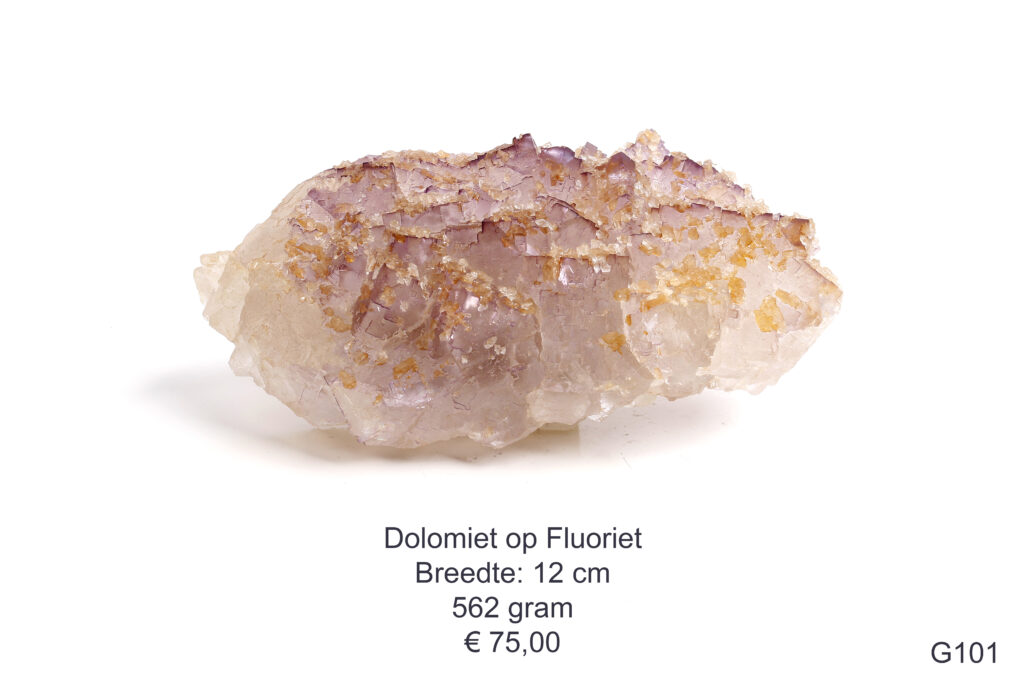 Dolomiet op Fluoriet