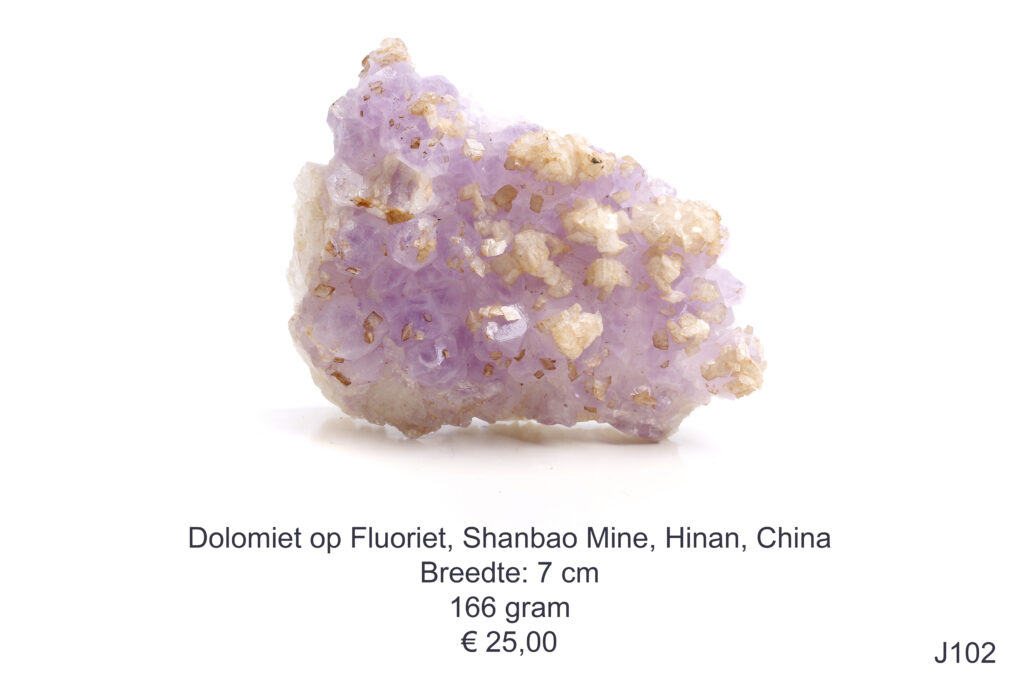 Dolomiet op Fluoriet