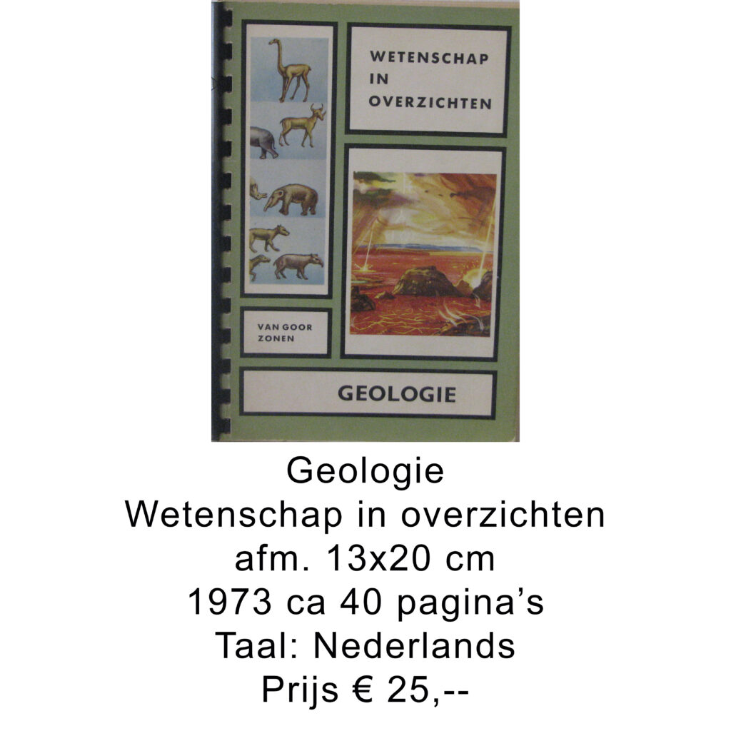 Geologie Wetenschap in overzichten