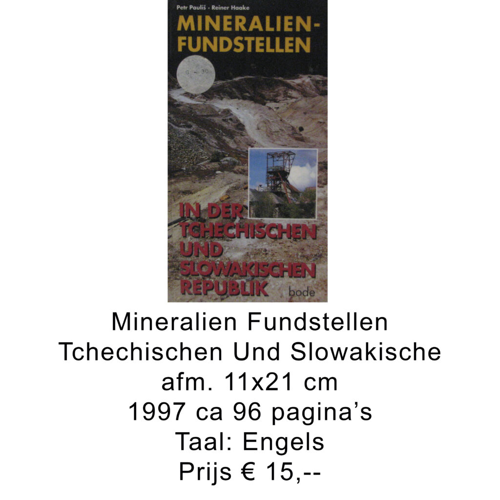 Mineralien Fundstellen Tchechischen