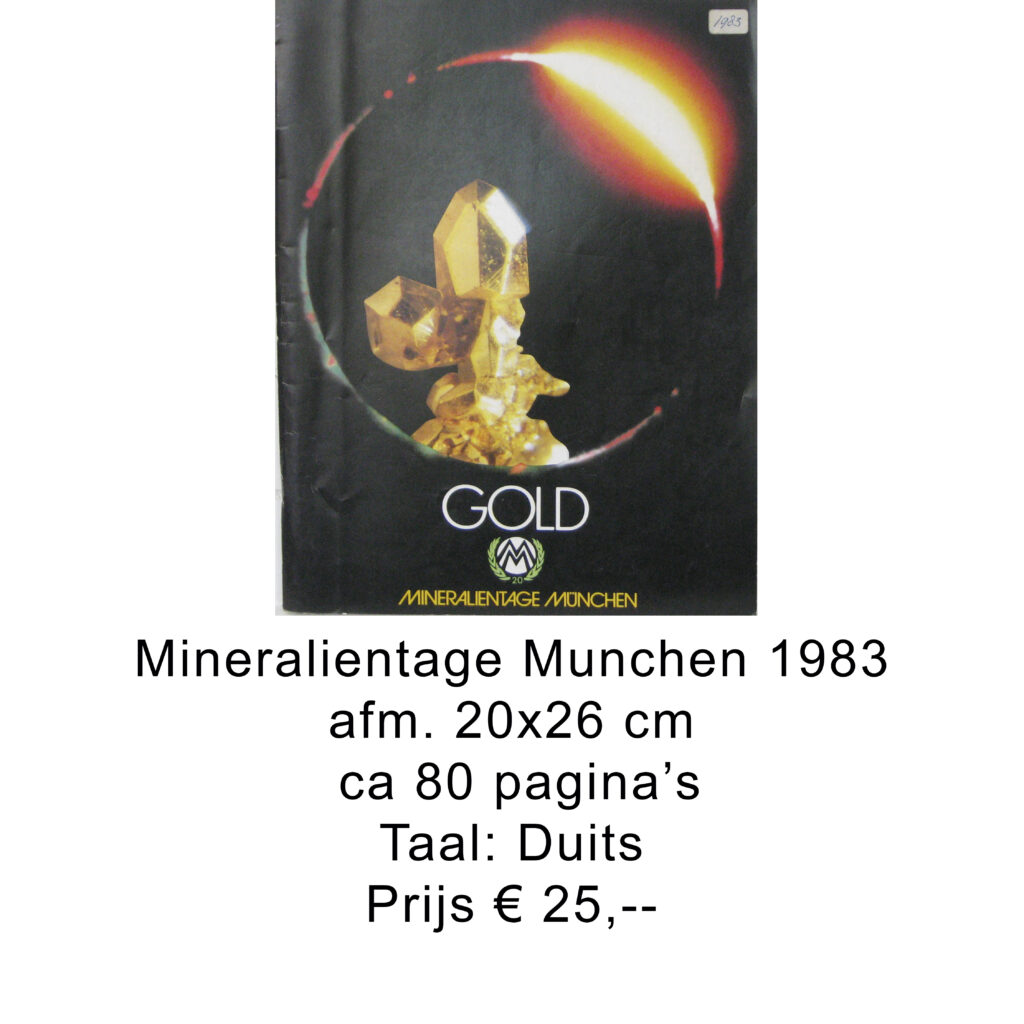 Mineralientage Munchen 1983