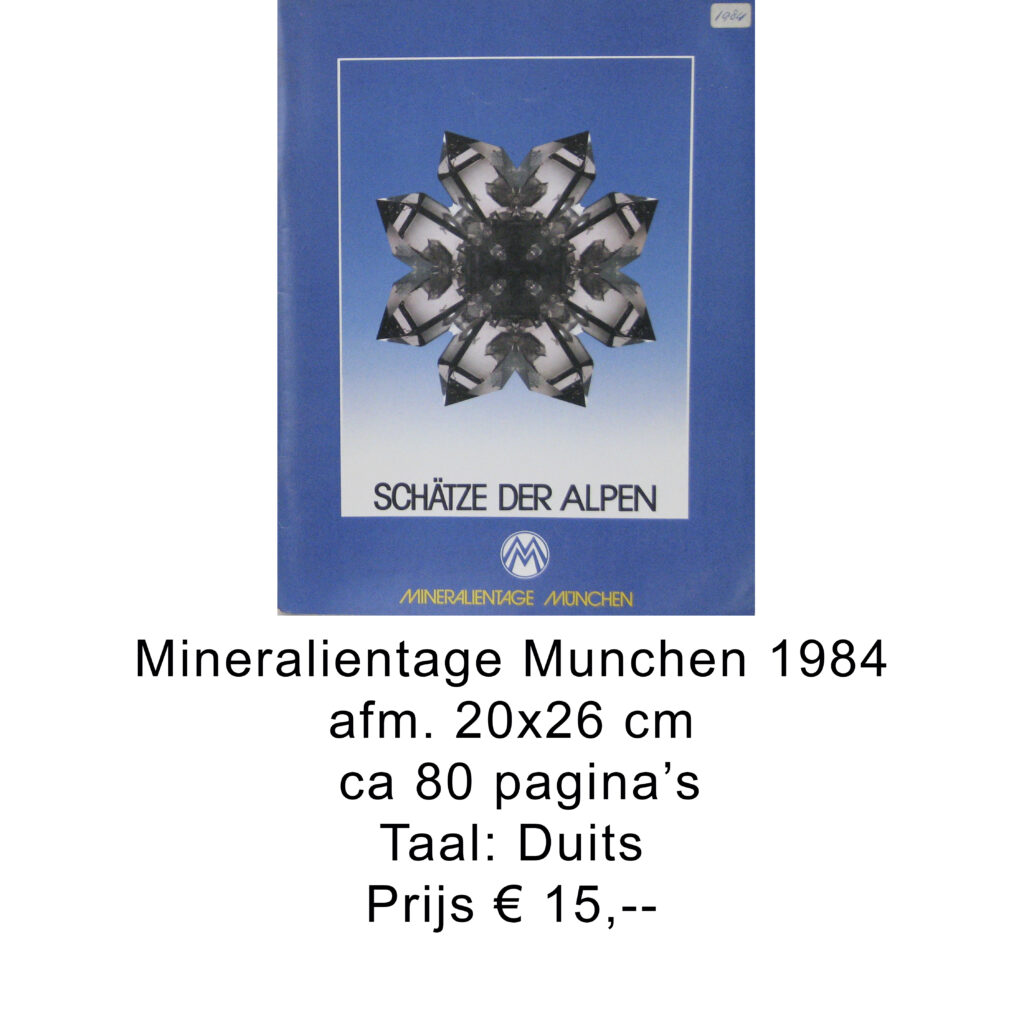 Mineralientage Munchen 1984