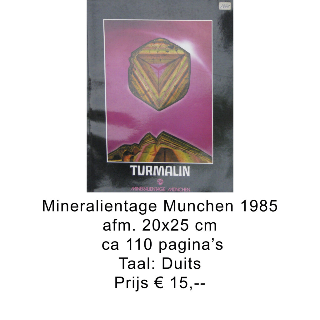 Mineralientage Munchen 1985