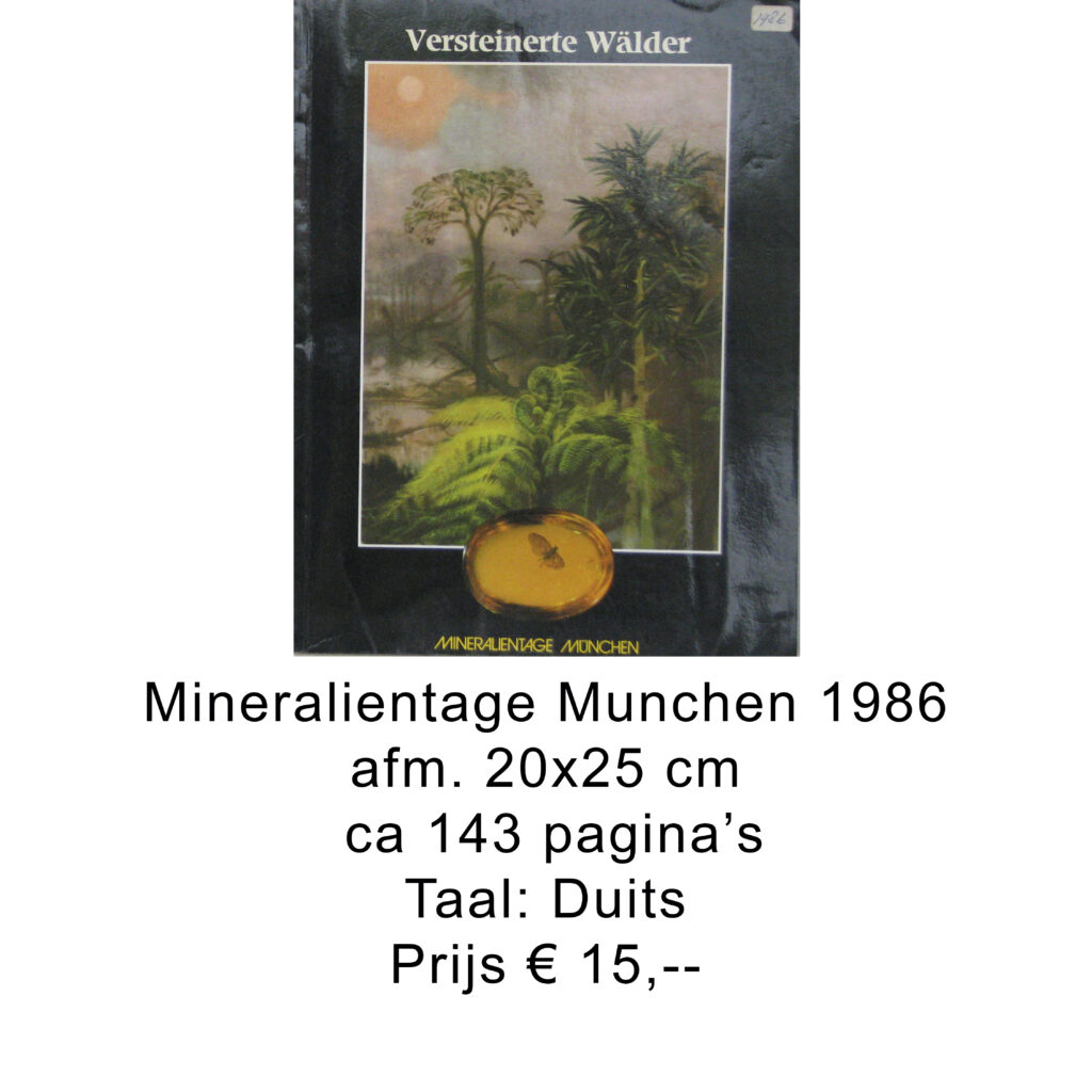 Mineralientage Munchen 1986