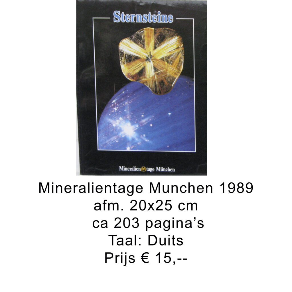 Mineralientage Munchen 1989