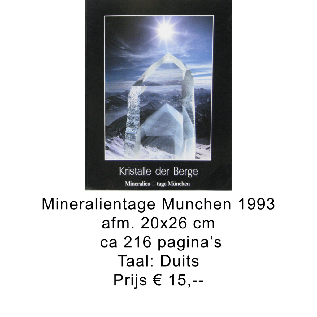 Mineralientage Munchen 1993