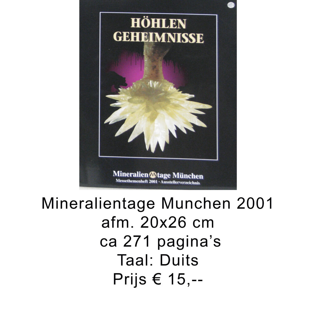 Mineralientage Munchen 2001